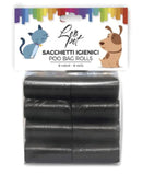 LEO PET - Sacchetti igienici Neri