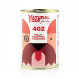 NATURAL CODE - Adult Dog 400g Pollo, Couscous e Zucchine