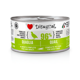 DISUGUAL - Umido per Cane Adult (QUAGLIA) Formula MonoProtein