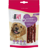 FLAIR PET - Snack Cane Bastoncini di Pelle Bovina Ricoperti di Anatra 90g