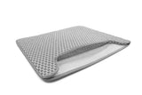 LEO PET - Set Lettiera per gatti in Acciao Inox con Paletta e Tappetino