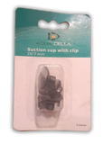 Ventosa con Mini Clip 3pz 25/7 mm