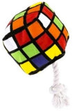 LEO PET - Gioco Per Cani In Peluche Con Corda Cubo Di Rubik