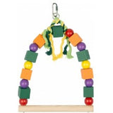 DUVO - PLUS ALTALENA Gioco multicolor legno e corda