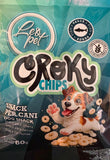 LEO PET Croky Chips Snack per Cani 60 grammi Gusto Pesce
