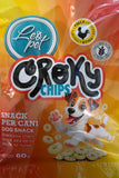 LEO PET Croky Chips Snack per Cani 60 grammi Gusto Pollo