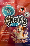 LEO PET Croky Chips Snack per Cani 60 grammi Gusto Manzo