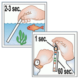 ESHA - Aqua Test Quick 6 in 1 per misurare nitriti nitrati durezza ph in strisce